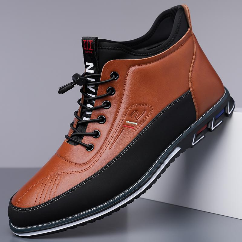 Men's Business Casual Leather Shoes Fathersdaygift Closed foto 5