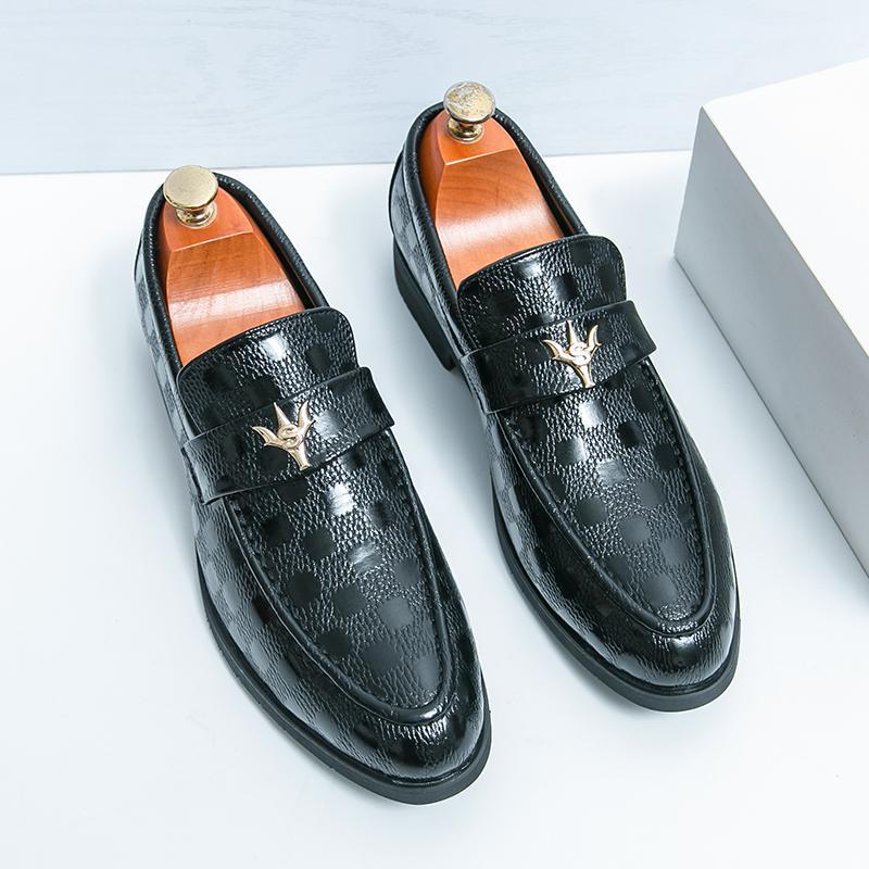 European And American Formal Wear Men's Business Leather Shoes foto 3