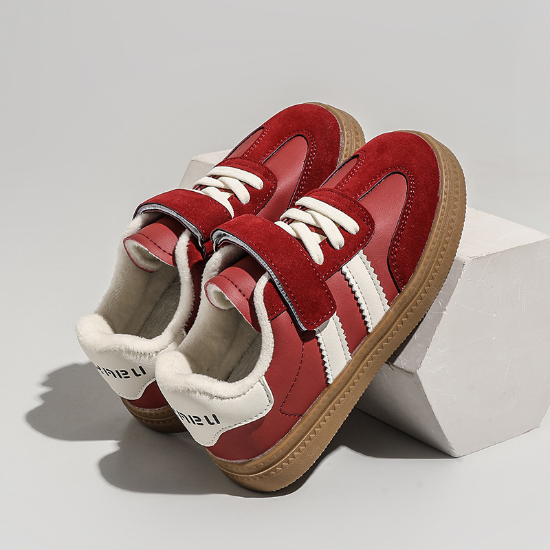 Fleece-lined Version Boys And Girls Casual Non-slip Soft Sole Sneakers foto 2