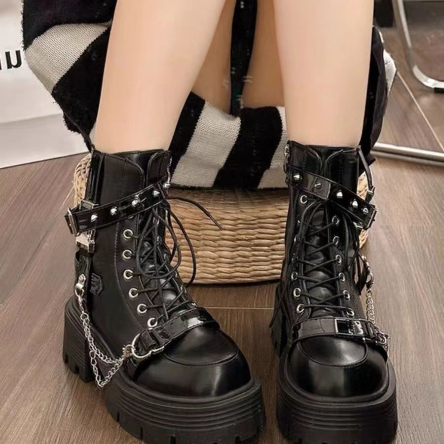 Platform All-match Short Boots For Women foto 5