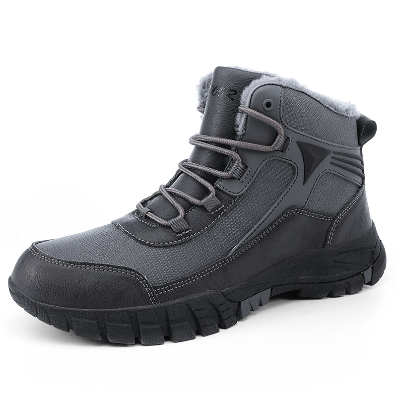 Thickening Exercise Waterproof Cold-resistant Warm High-top Cotton Boots foto 4