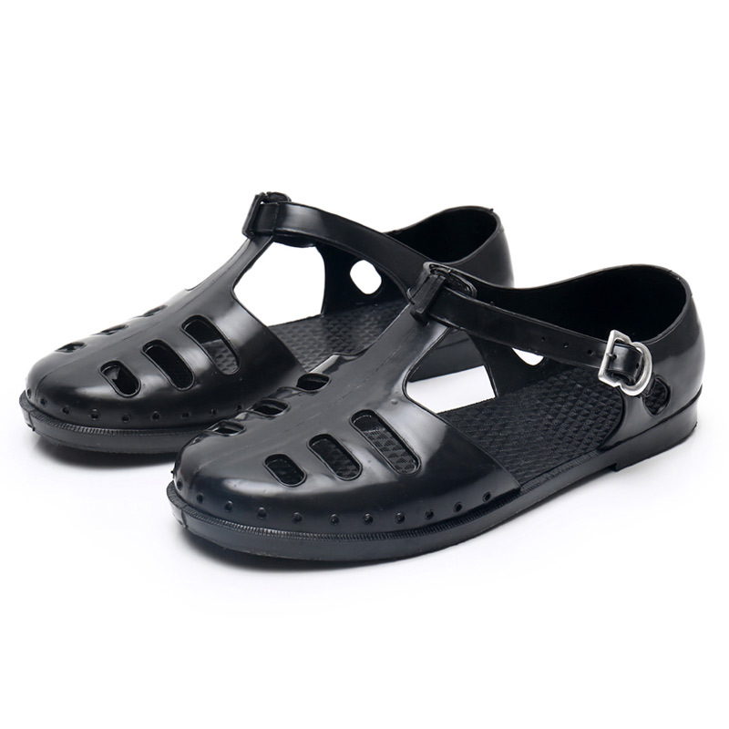Men's Fashion Vintage Retro Plastic Breathable Shoes foto 4