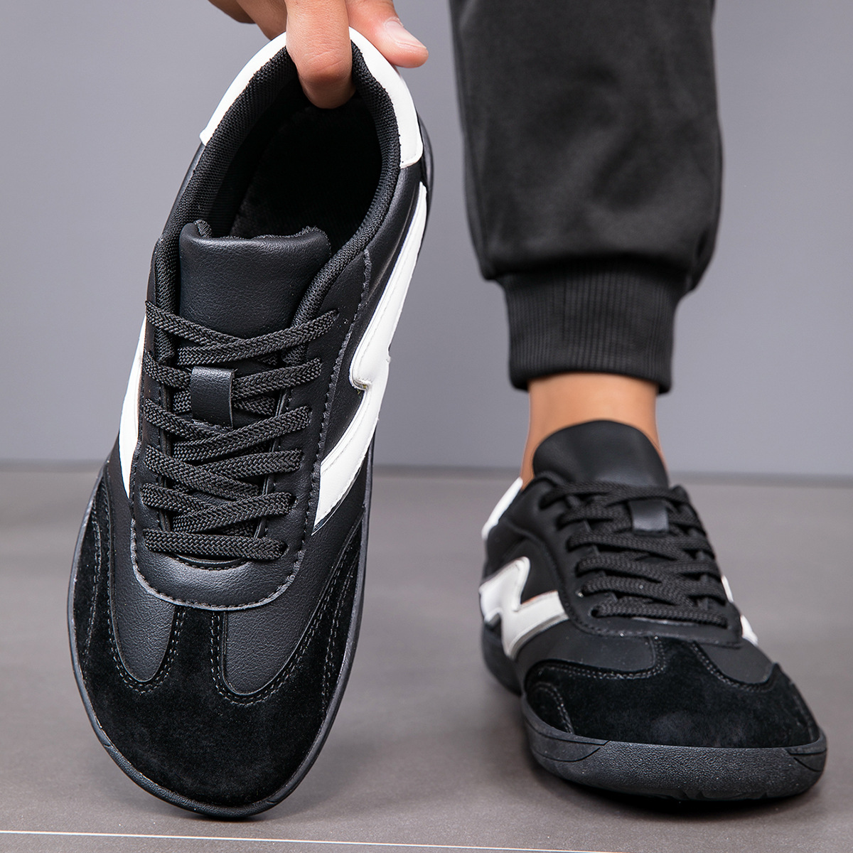 Plus Size Men's Shoes Wide Head Fashion Casual Sneaker foto 4