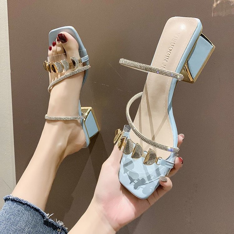 Women's Dignified Rhinestone Sandals foto 4