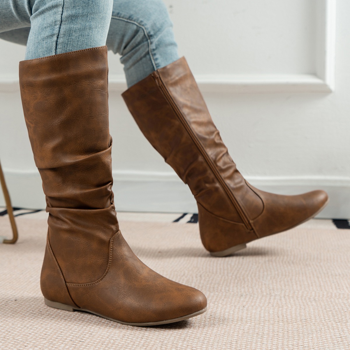 Fashion Middle Women's Western Cowboy Boot foto 4