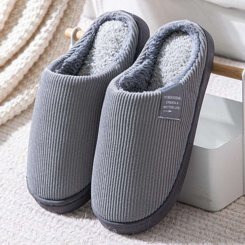 Winter Indoor Warm Cotton Slippers foto 5