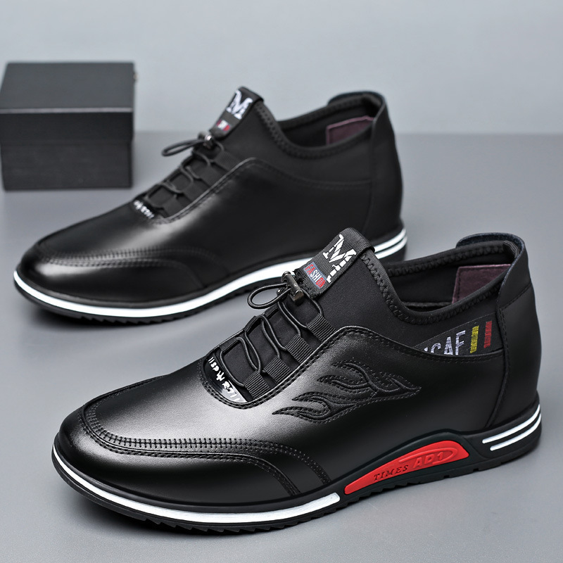 Men's High-top Sneaker Leather Comfortable foto 3