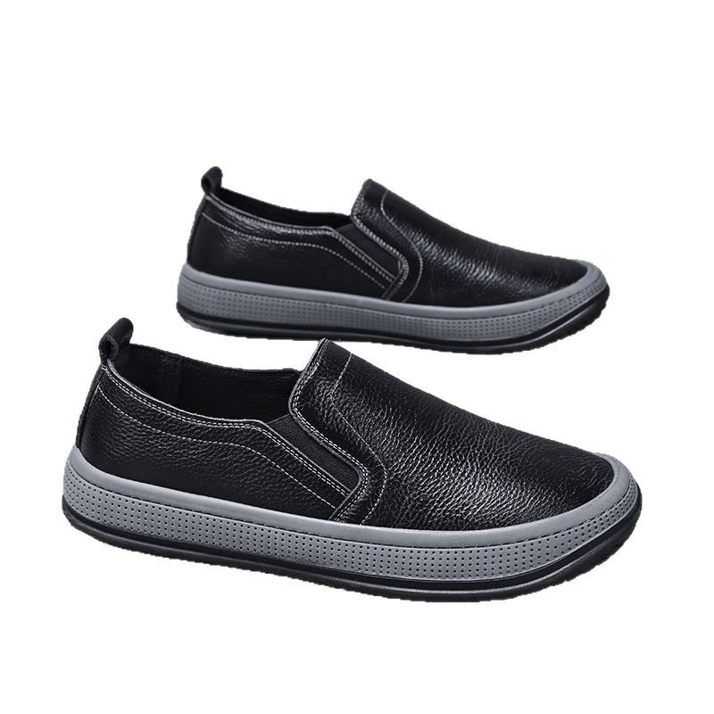 Round Toe Slip On Mens Shoes With A Soft Sole And Soft Upper foto 3
