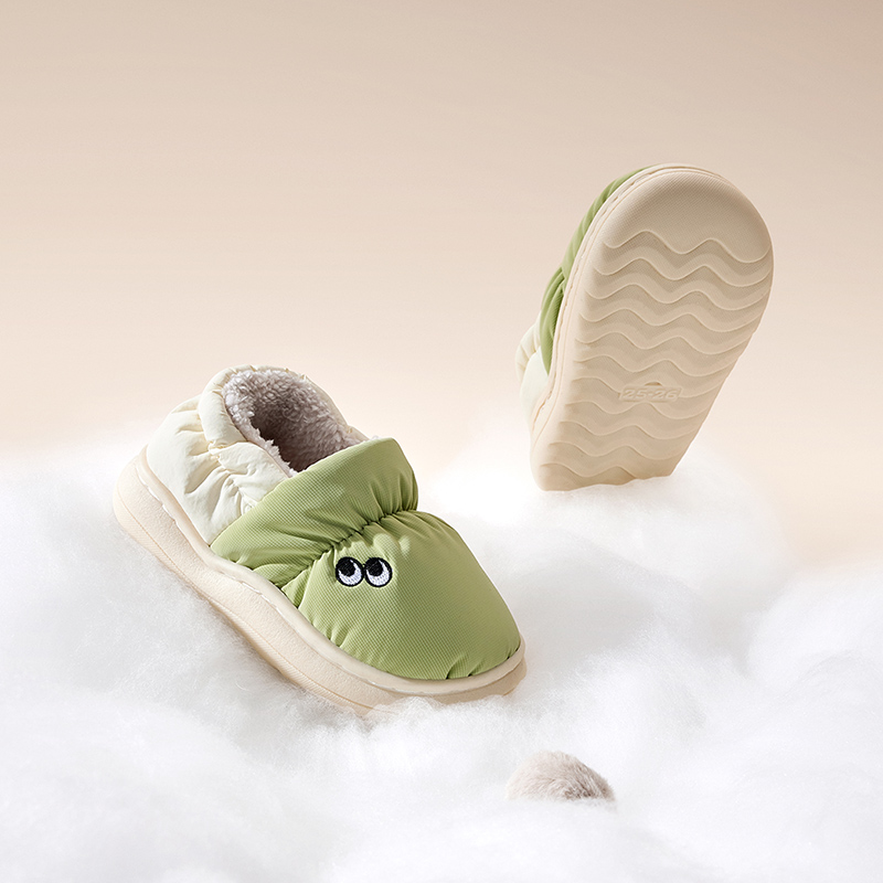 Plus Velvet Thick Cotton Shoes Autumn And Winter Slippers foto 2