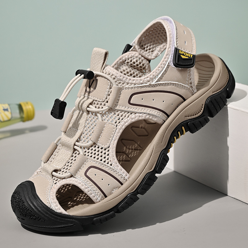 Plus Size Men's Sandals Breathable Soft Bottom foto 3