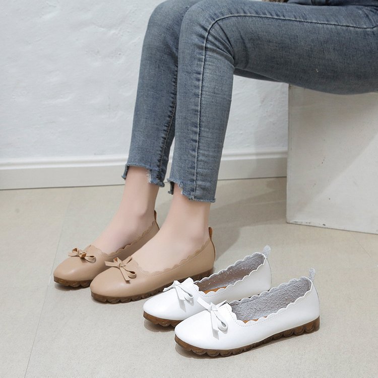 Korean Style Shallow Mouth Pumps Slip-on foto 3