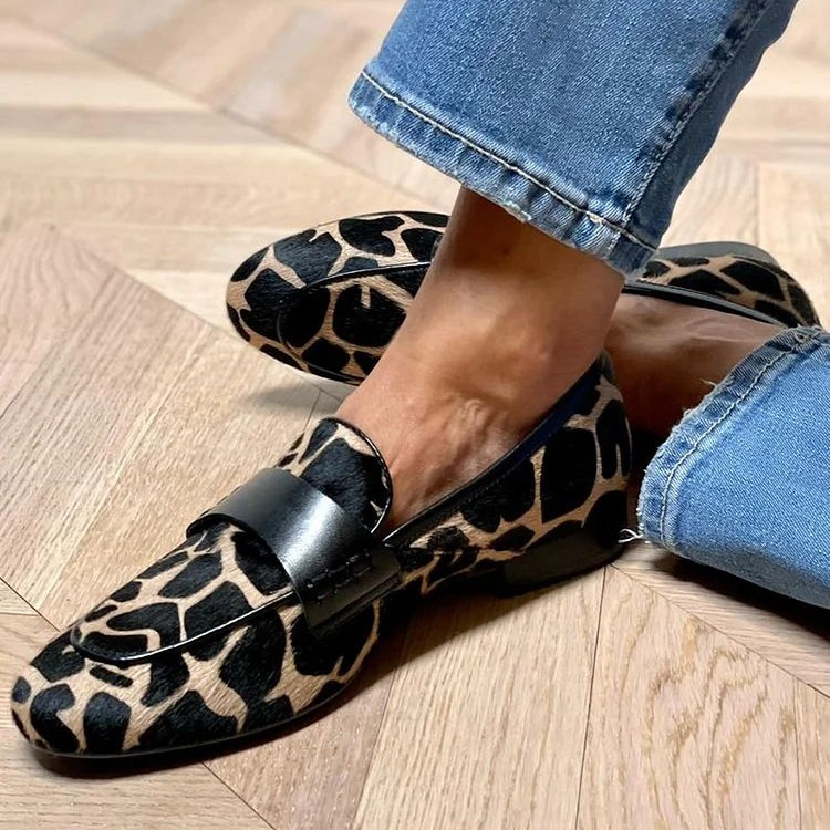 Spring Fashion Flat Plus Size Casual Round Toe Loafers foto 4