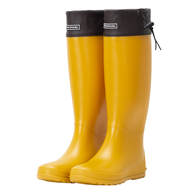 Stocking Slim Fit High-top Casual Rain Boots foto 4