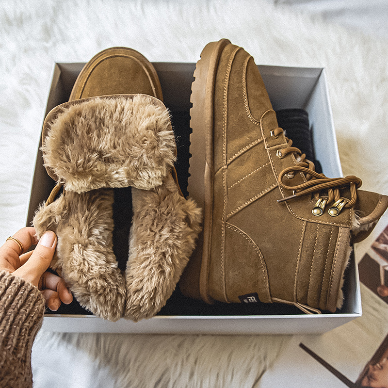 Autumn And Winter Snow Boots Men's Warm Thickened foto 3