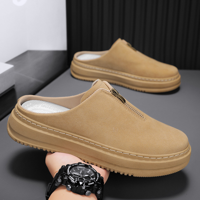 Men's Thick-Soled Elevating Casual Slip-On Slippers foto 3