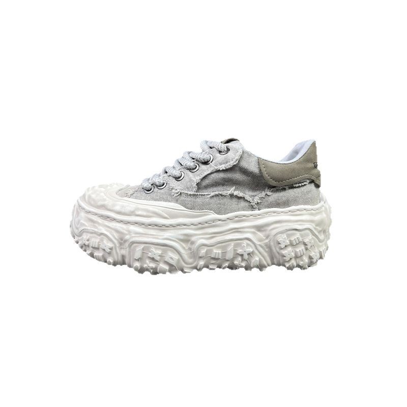 American-style Retro Dissolved Shoes All-matching foto 3
