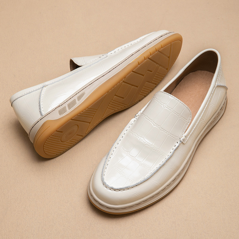 Casual Loafers Fashion Business Soft Bottom Casual Leather Shoes Tide foto 4