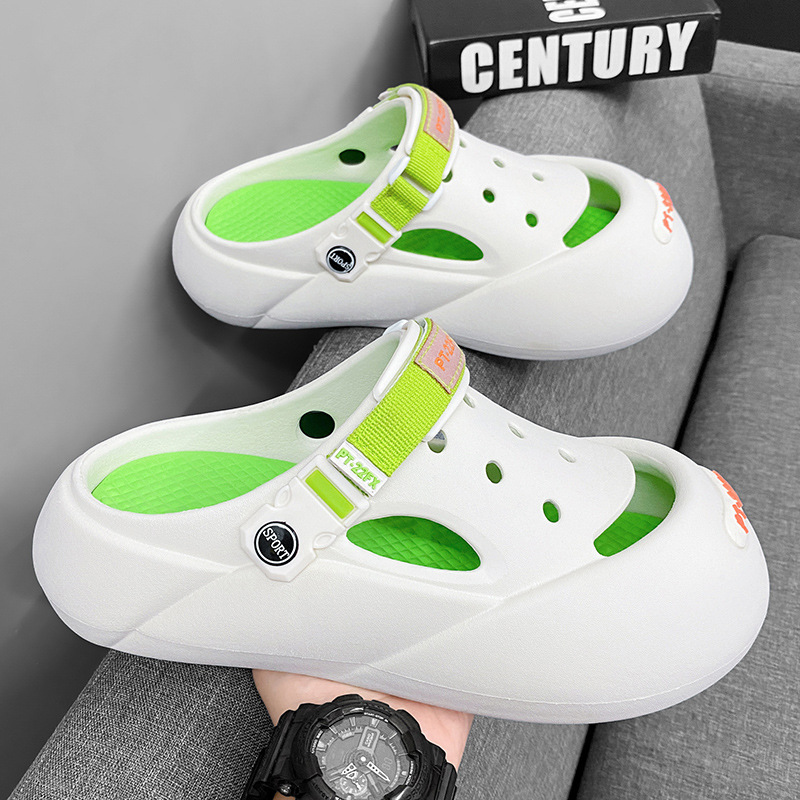 Men's Outerwear Casual Trend Color Matching Slippers foto 4