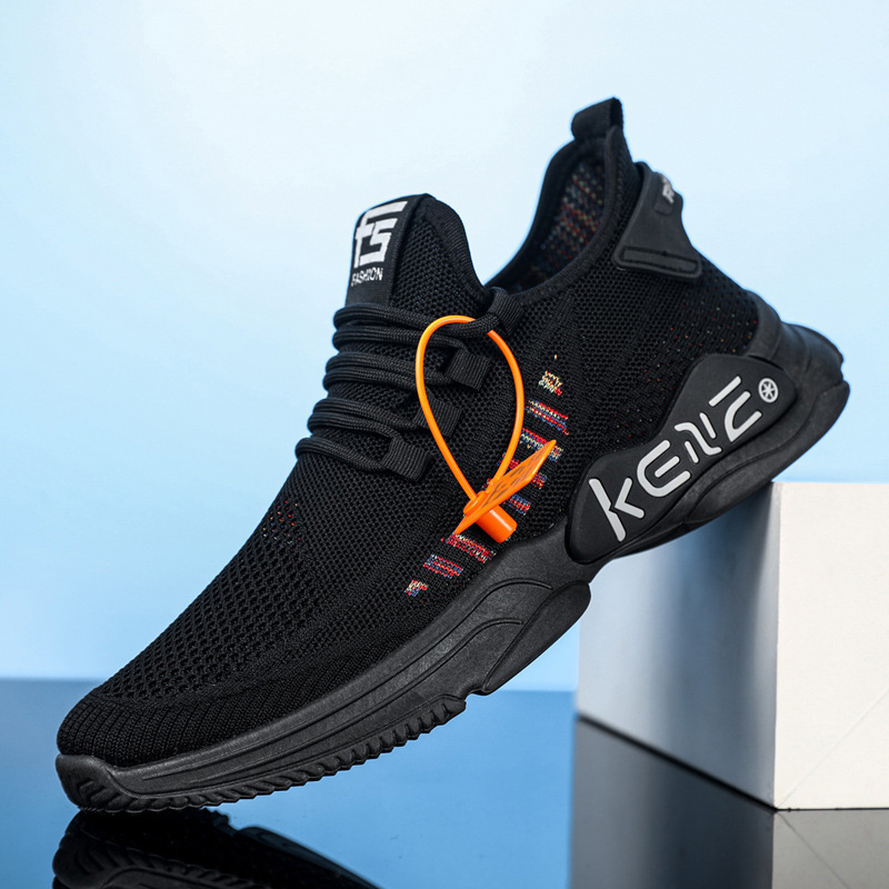 Plus Size Men's Sports Mesh Surface Soft Bottom Breathable Casual Shoes foto 3