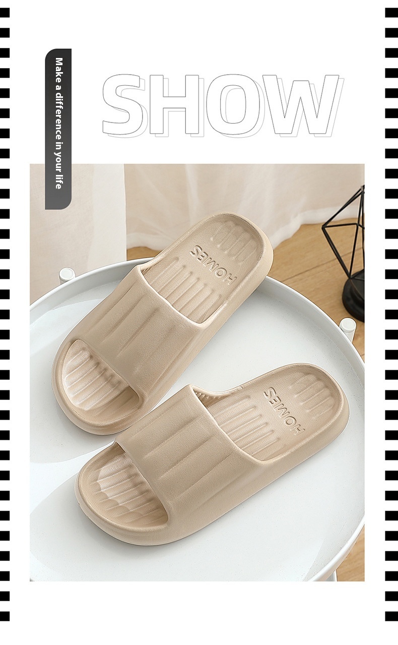 Eva Deodorant Household Bathroom Slip-on Slippers foto 5