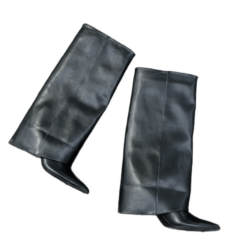 New Pointed High Heel Riding Boots foto 2