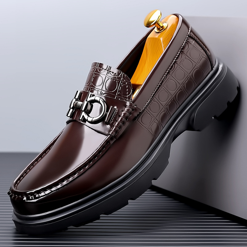 Men's Low-top Platform Retro Casual Shoes foto 3