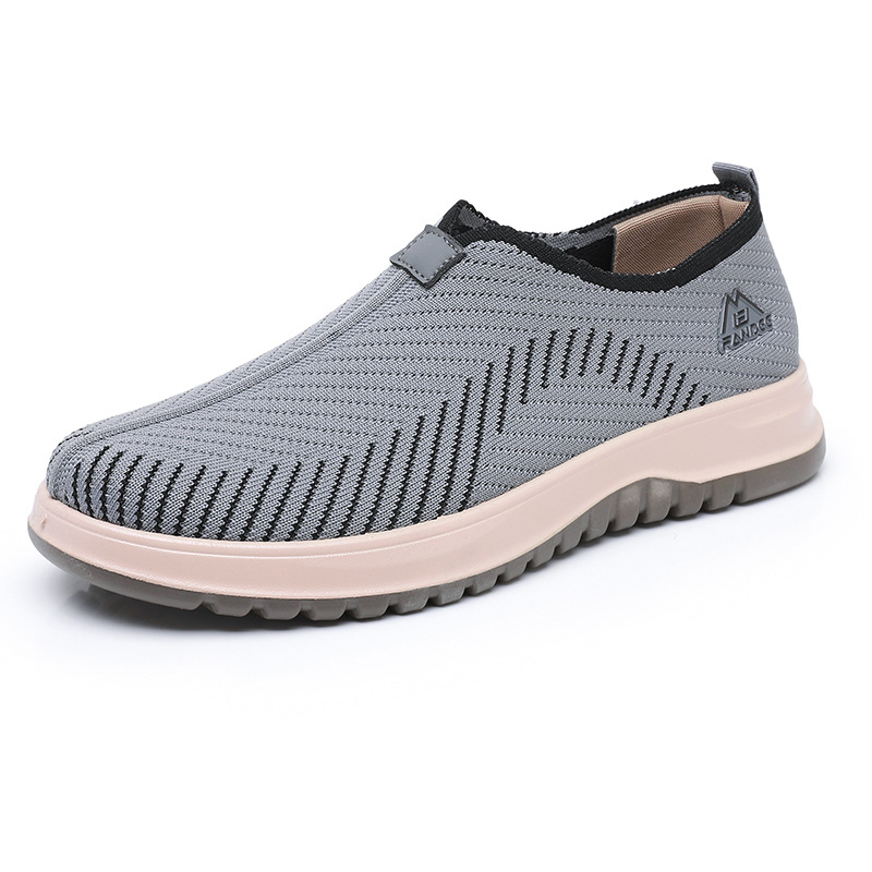 Breathable Soft Bottom Lightweight And Wear-resistant Leisure Sports All-match Slip-on Men's Thin Shoes foto 3