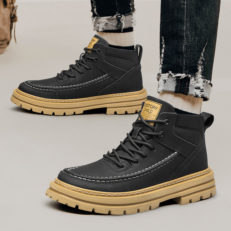 Men's High-top Martin Outdoor Workwear Boots foto 2