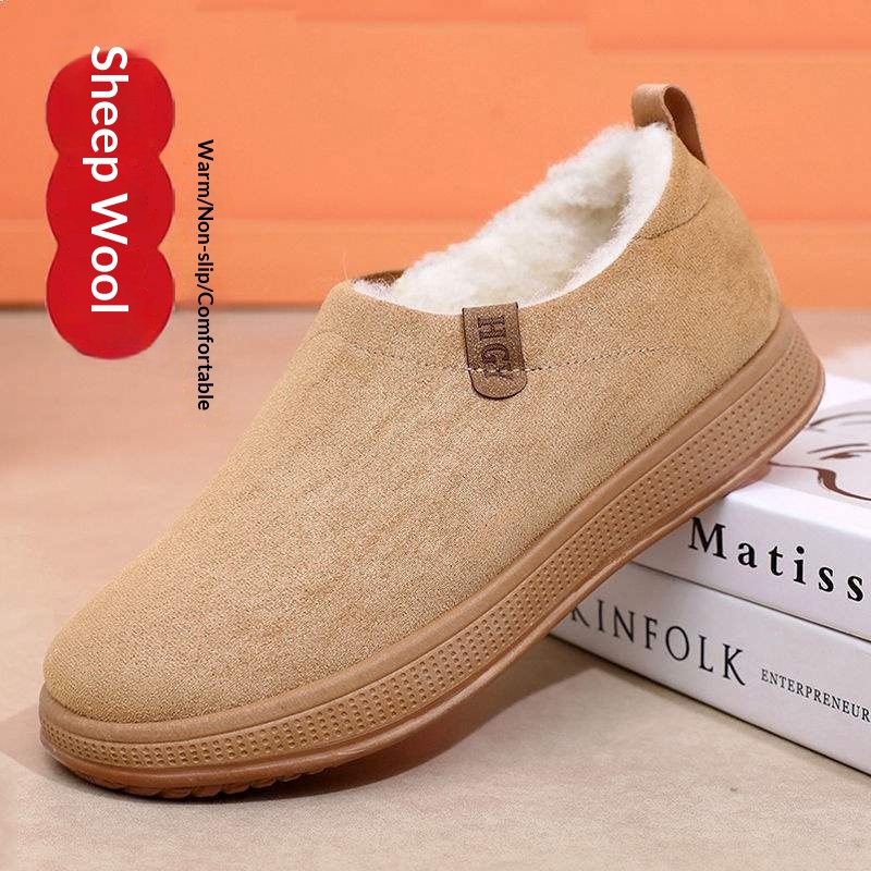 Fleece-lined Merino Wool Slip-on Snow Boots With Anti-slip Soles foto 3