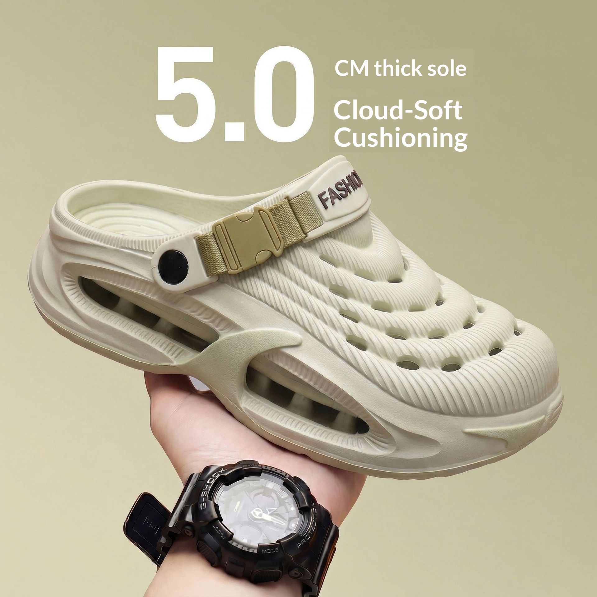 Mens Casual Outdoor Beach Sports Sandals foto 4