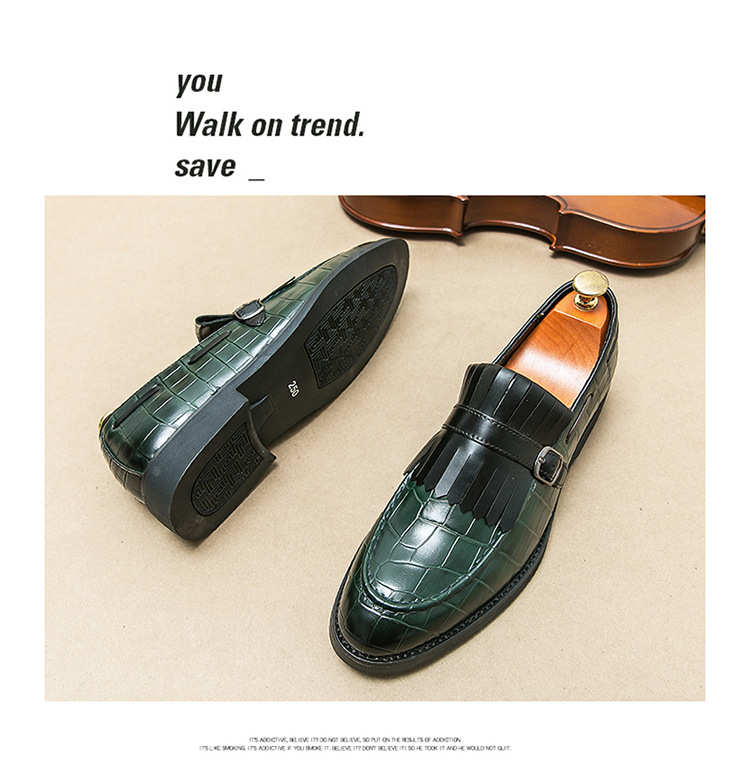 Men's Casual British Style Leather Shoes foto 4