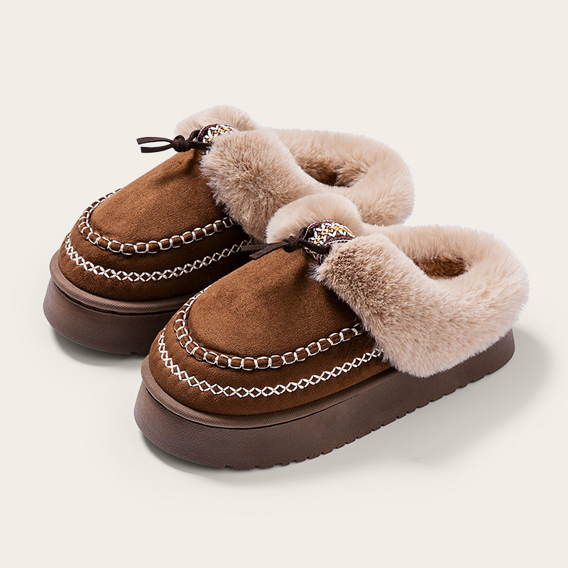 Ladies' Fleece-lined Plush Short Boots foto 4