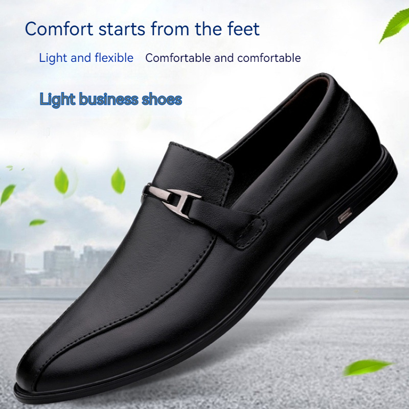 Fashion Casual Leather Shoes Versatile foto 5