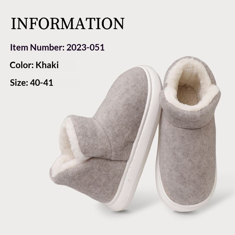 Thick-soled High-top Insulated Postpartum Shoes foto 4