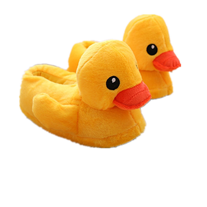 Cute Rubber Duck Plush Home Slippers And Shoes foto 3