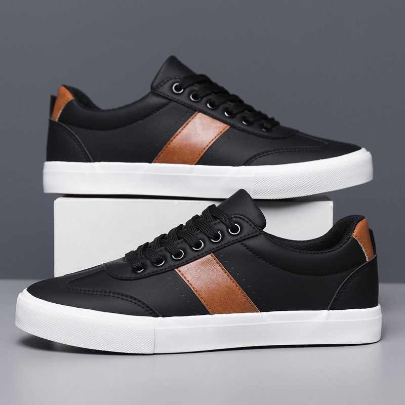 Breathable Casual Low-top Color Matching Men's Shoes foto 5
