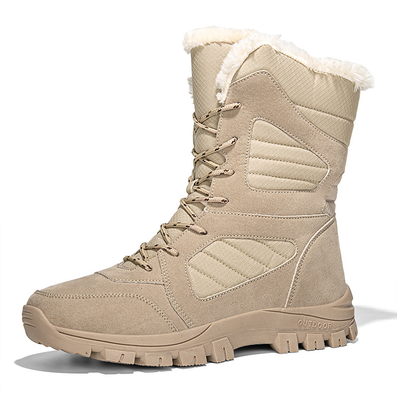 Snow Boots Cotton Boots For Winter High-top Lined With Fleece Extra Thick For Warmth And Waterproof foto 4