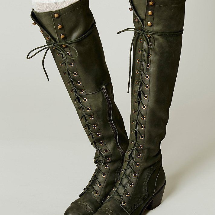 New Womens Over-the-knee Boots With A Round-toe Design foto 2