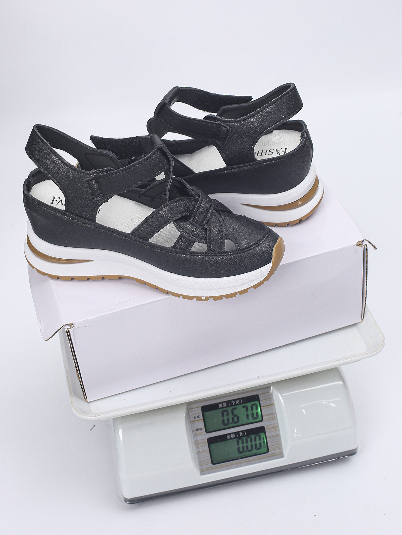European And American Wedge-heel Roman-style Womens Shoes Size 43 foto 4