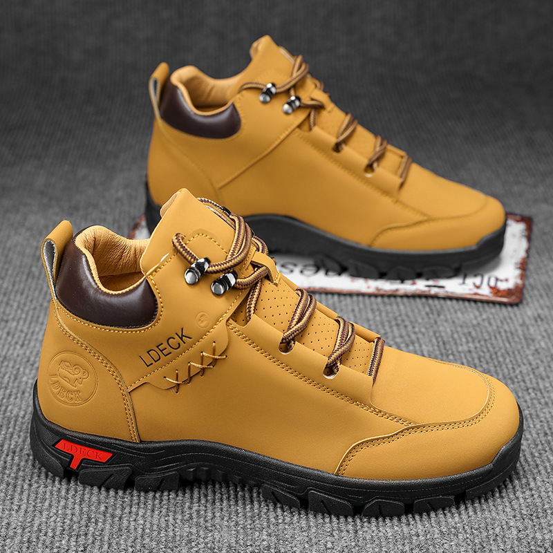 Mens All-Season Durable Stylish Casual Work Shoes foto 5