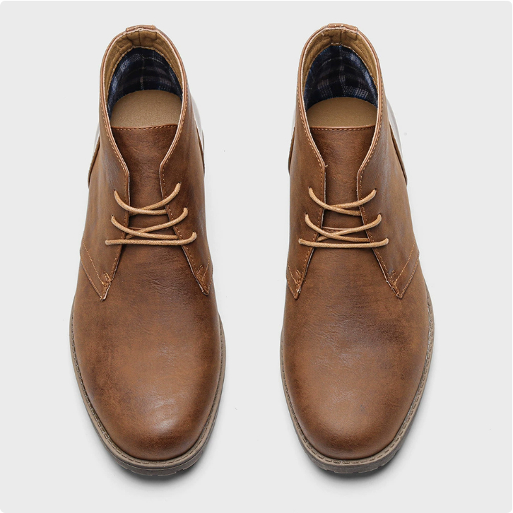 Men's Retro Style Work Boots foto 5