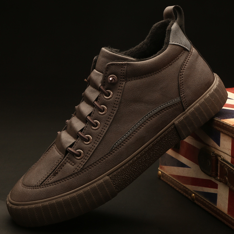 Winter High-top Casual Cotton-padded Shoes Warm Non-slip foto 2