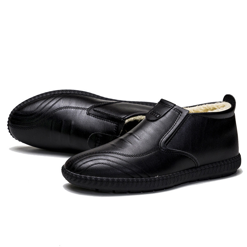 Men's Winter Fur Cold-resistant Warm Shoes foto 5