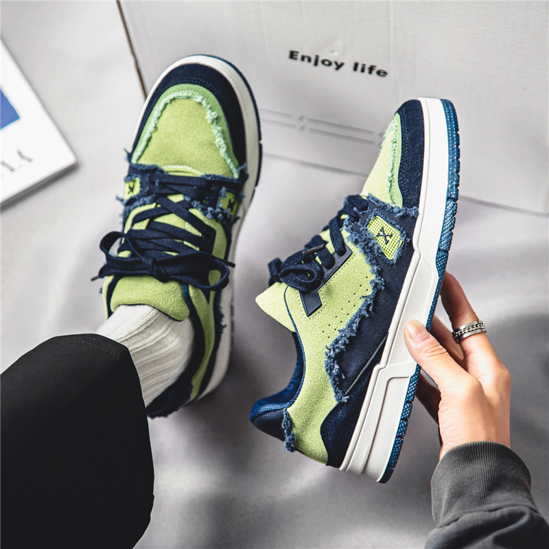Breathable Leisure Hong Kong Style Retro Men's Shoes foto 2