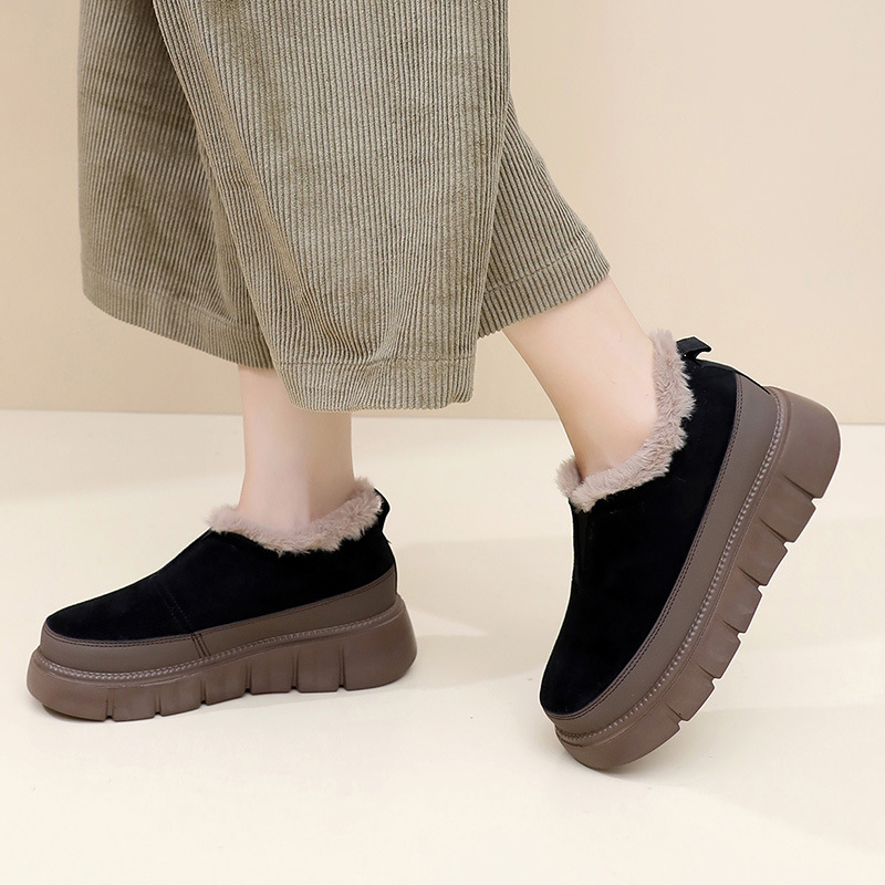 Womens Soft-soled Thickened Insulated Snow Boots foto 2