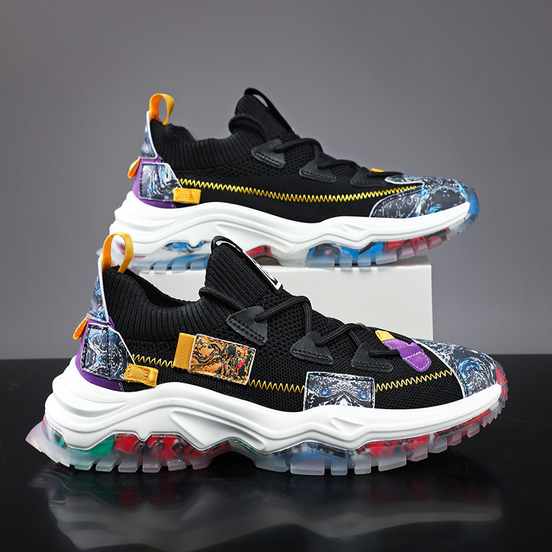 Flyknit Platform Dad Shoes Casual Sports foto 2