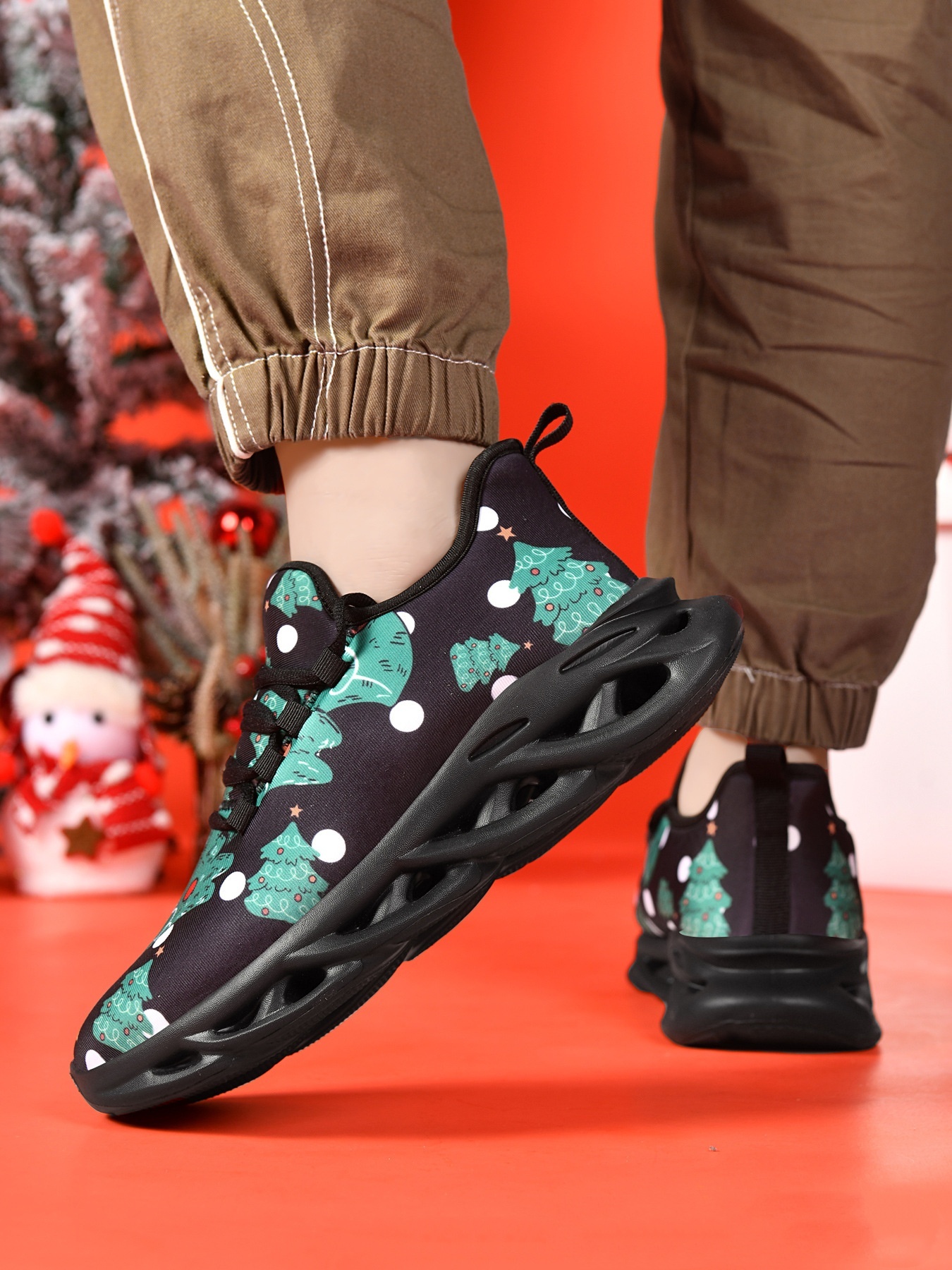 Christmas Bread Dad Sports Platform Casual Shoes foto 2
