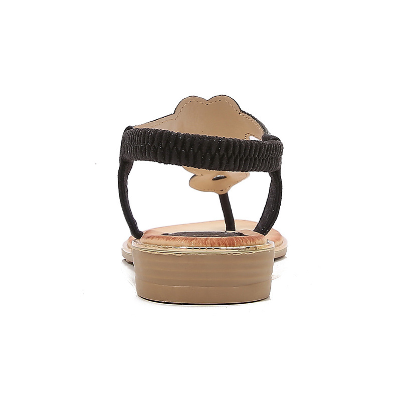 Bohemian Wedge Rhinestone Sandals foto 2