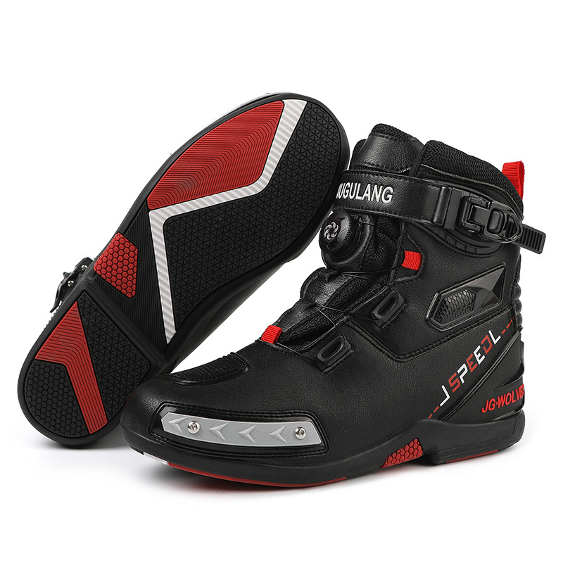 Men's Knight Motorcycle Shoes Waterproof Non-slip foto 5
