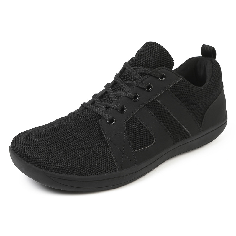 Couple Breathable Lace-up Mesh Shoes Casual Walking Sneakers Men Non-slip Running Sports Shoes Women foto 2